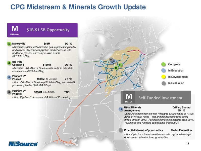Q1 2013 EARNINGS CALL – Nisource Inc. – slide 12