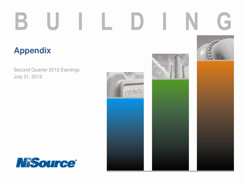Q2 2012 EARNINGS CALL – Nisource Inc. – slide 7