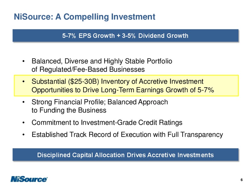 SEPTEMBER 2012 INVESTOR PRESENTATION – Nisource Inc. – slide 10