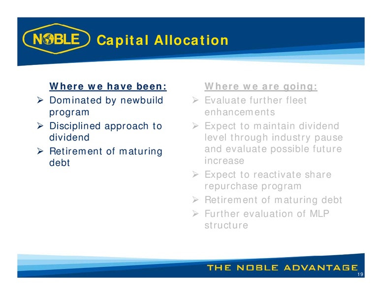 BARCLAYS CEO ENERGY POWER CONFERENCE – Noble Corporation plc – slide 18