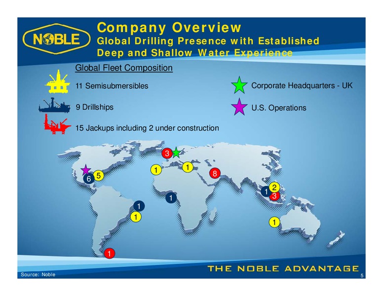 Bank of America Merrill Lynch 2014 – Noble Corporation plc – slide 4