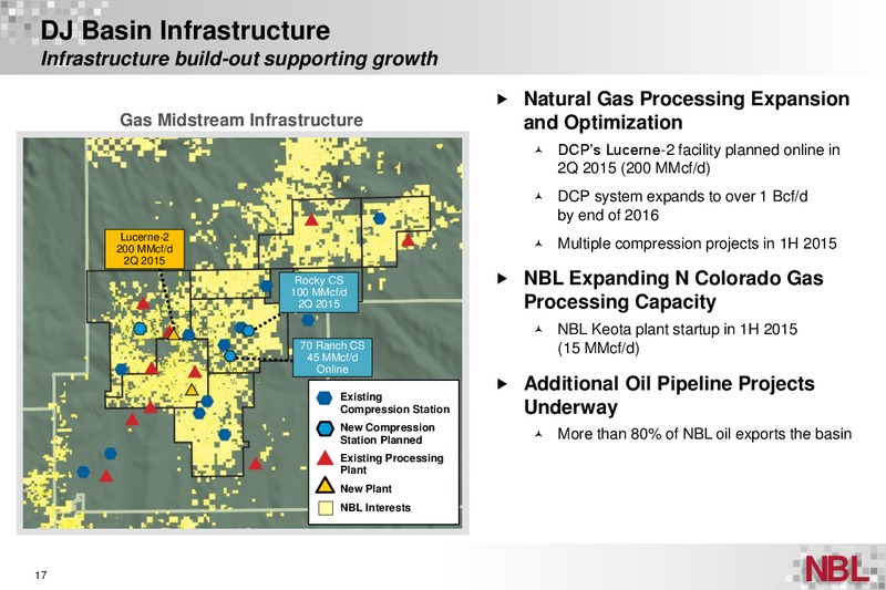 Investor Handout – Noble Energy, Inc. – slide 17