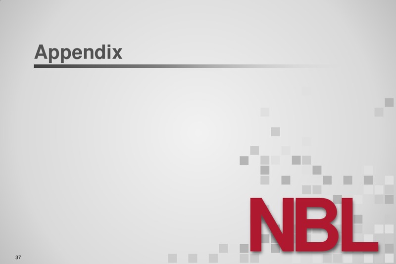 Investor Handout – Noble Energy, Inc. – slide 37
