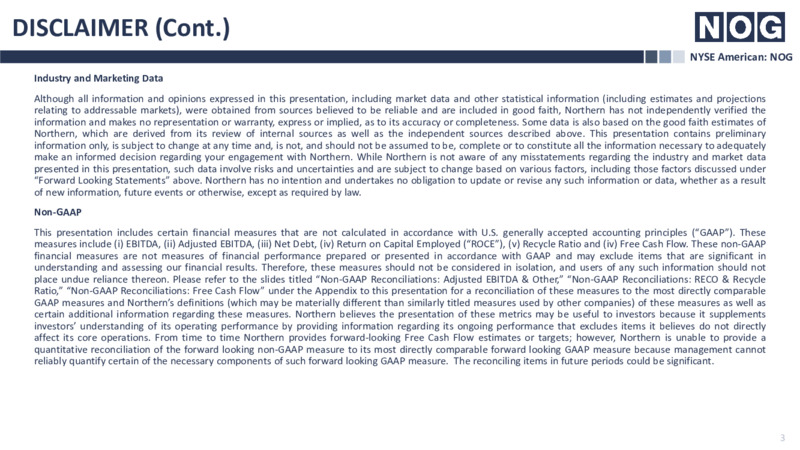 Enercom Denver Presentation – NOG LLC – slide 3