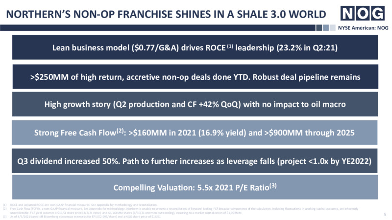 Enercom Denver Presentation – NOG LLC – slide 5
