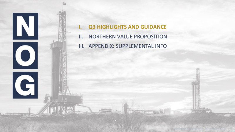 3Q 2021 Investor Presentation – NOG LLC – slide 2
