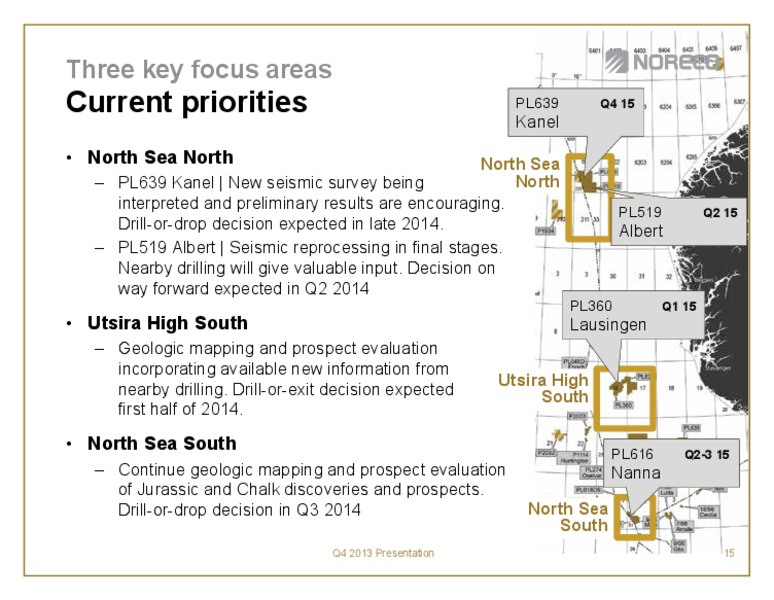 Fourth quarter 2013 – Noreco – slide 15
