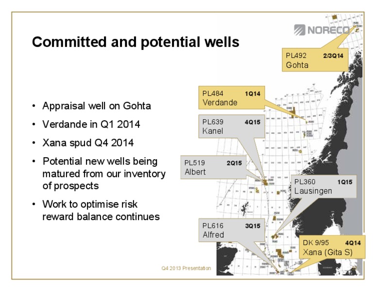Fourth quarter 2013 – Noreco – slide 33