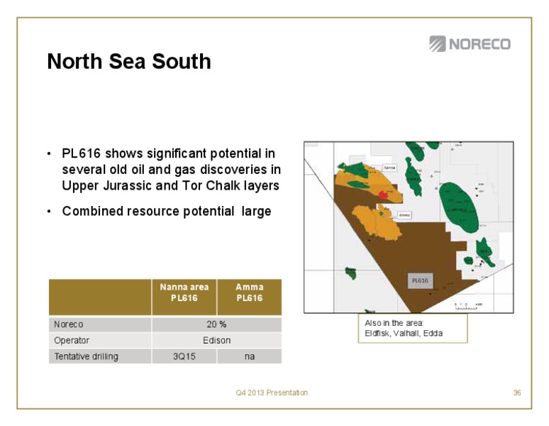 Fourth quarter 2013 – Noreco – slide 36