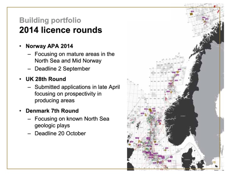 First quarter 2014 – Noreco – slide 16