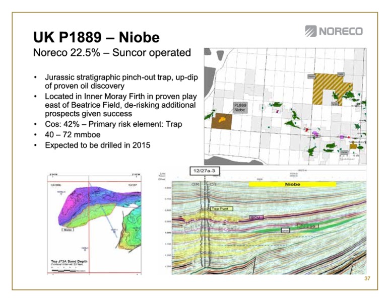 First quarter 2014 – Noreco – slide 37