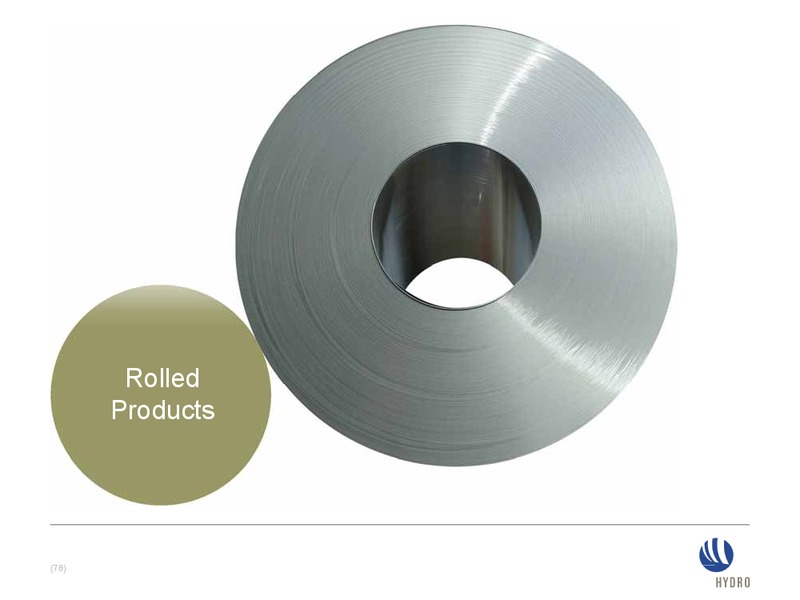 INVESTOR PRESENTATION – Norsk Hydro – slide 77