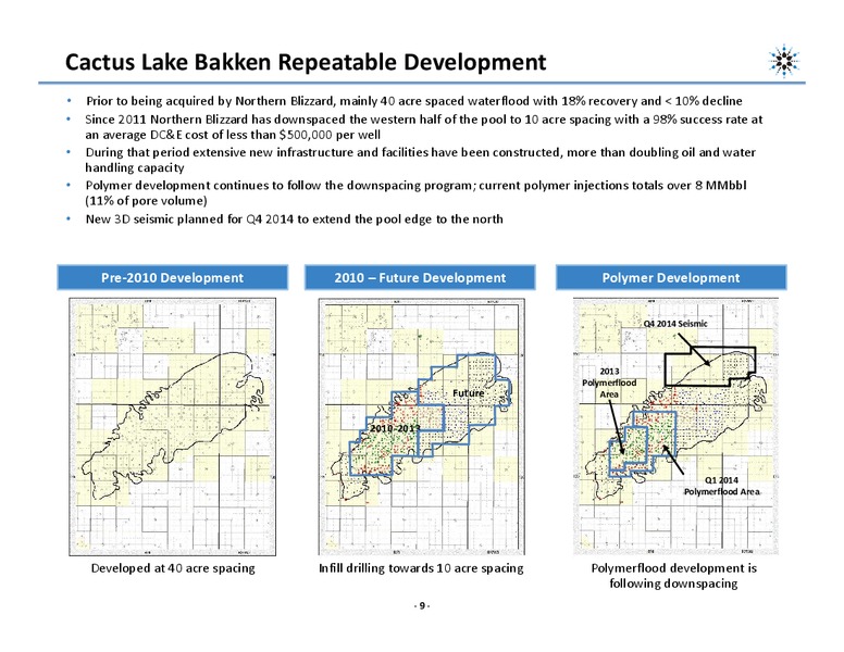 Investor Presentation – Northern Blizzard Resources Inc – slide 8