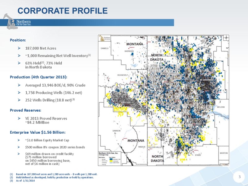 INVESTOR PRESENTATION – Northern Oil and Gas, Inc. – slide 2