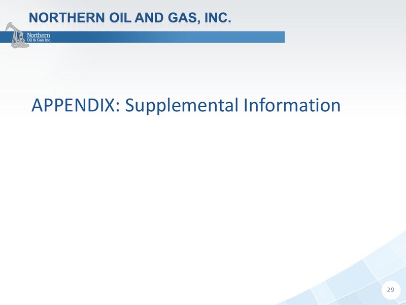 INVESTOR PRESENTATION – Northern Oil and Gas, Inc. – slide 28