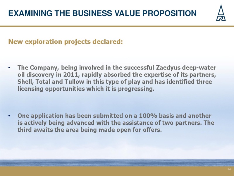 JUNE 2013 INVESTOR PRESENTATION – Northern Petroleum Plc – slide 15