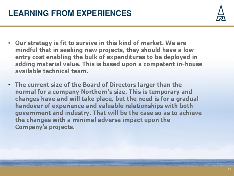 JUNE 2013 INVESTOR PRESENTATION – Northern Petroleum Plc – slide 22