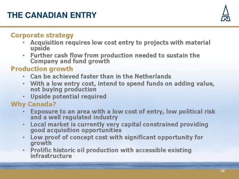 JUNE 2013 INVESTOR PRESENTATION – Northern Petroleum Plc – slide 27