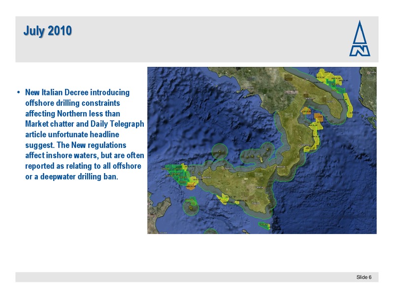 JUNE 2011 ANNUAL GENERAL MEETING – Northern Petroleum Plc – slide 6