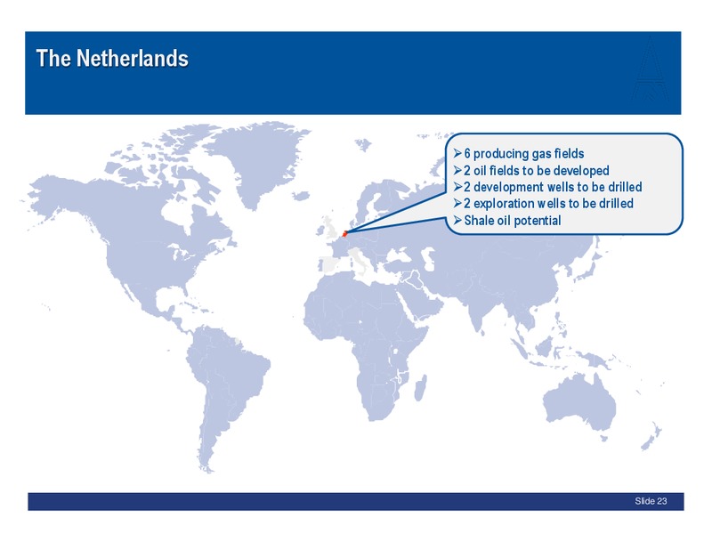 JUNE 2012 ANNUAL GENERAL MEETING – Northern Petroleum Plc – slide 23