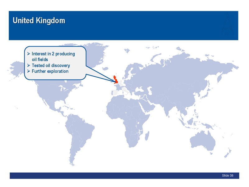 JUNE 2012 ANNUAL GENERAL MEETING – Northern Petroleum Plc – slide 38