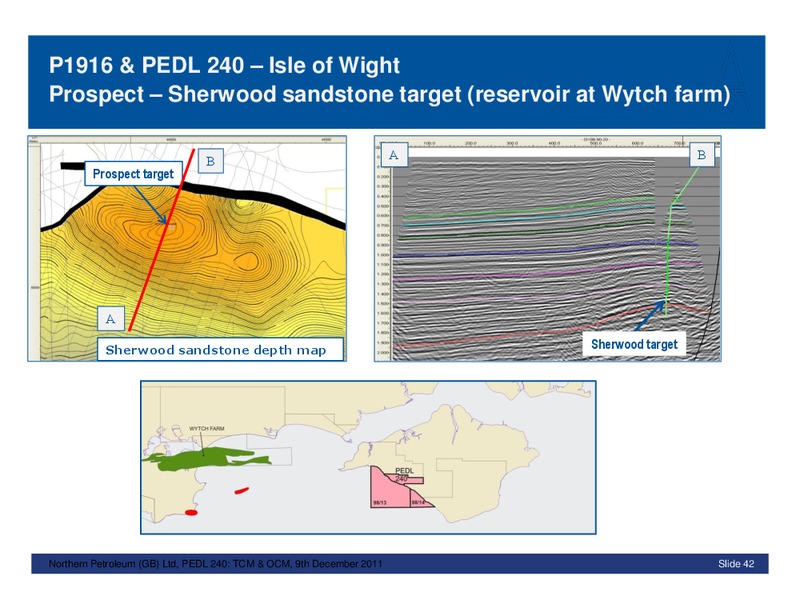 JUNE 2012 ANNUAL GENERAL MEETING – Northern Petroleum Plc – slide 42