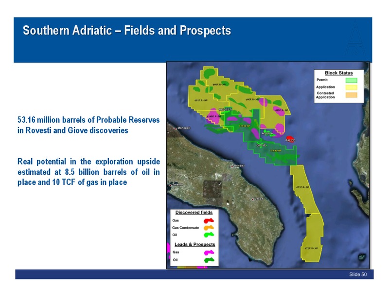 JUNE 2012 ANNUAL GENERAL MEETING – Northern Petroleum Plc – slide 50