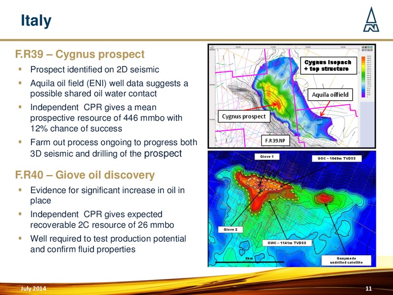 JULY 2014 CORPORATE PRESENTATION – Northern Petroleum Plc – slide 10