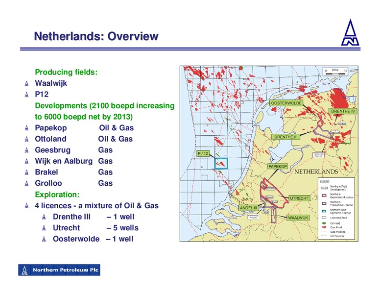 JULY 2009 CORPORATE PRESENTATION – Northern Petroleum Plc – slide 15