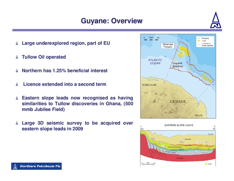 JULY 2009 CORPORATE PRESENTATION – Northern Petroleum Plc – slide 31