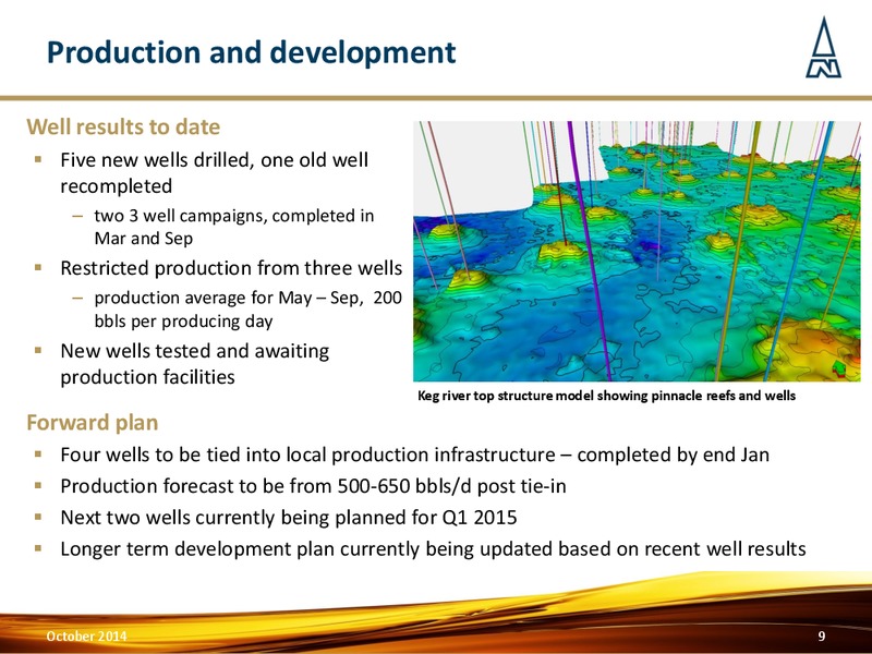 Corporate Update – Northern Petroleum Plc – slide 8