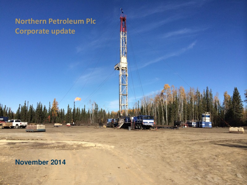 Corporate Update – Northern Petroleum Plc – slide 1