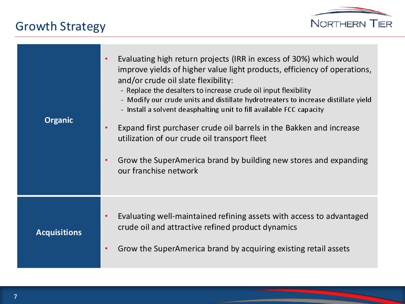 1st Annual Wolfe Research Refiners Conference – Northern Tier Energy Lp – slide 6