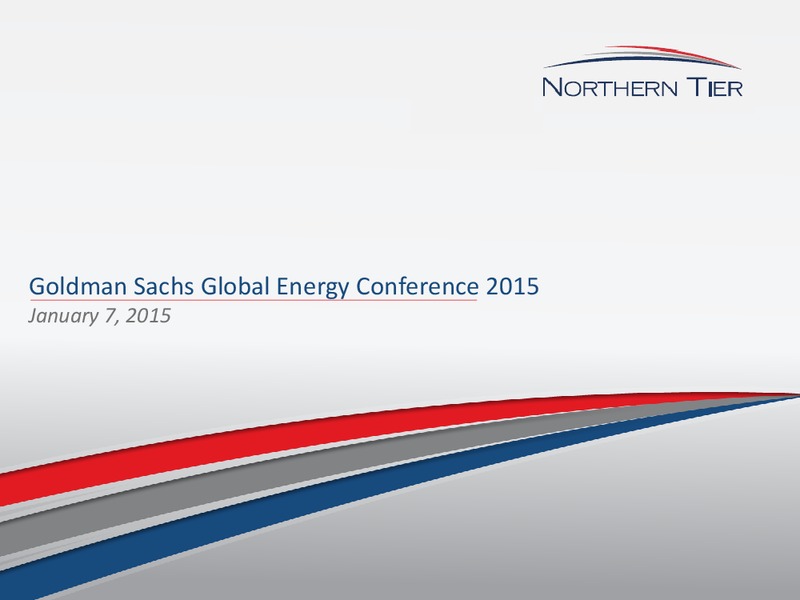 Goldman Sachs Global Energy Conference – Northern Tier Energy Lp – slide 1