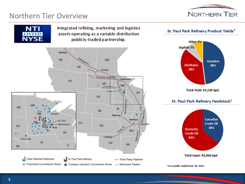 Barclays CEO Energy Power Conference – Northern Tier Energy Lp – slide 2