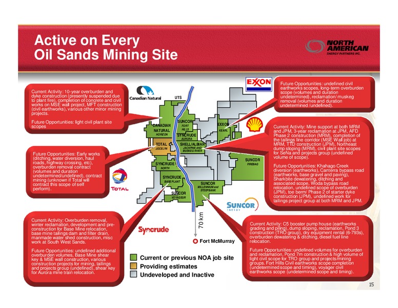 JUNE 2011 INVESTOR PRESENTATION – North American Energy Partners Inc. – slide 15