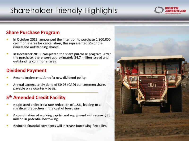 Q2 2014 RESULTS – North American Energy Partners Inc. – slide 4