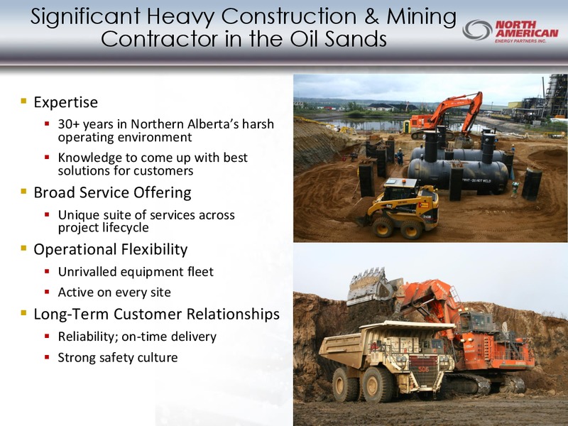 Q2 2014 RESULTS – North American Energy Partners Inc. – slide 10