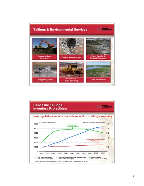 AUGUST 2011 INVESTOR PRESENTATION – North American Energy Partners Inc. – slide 9