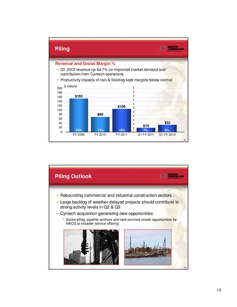 AUGUST 2011 INVESTOR PRESENTATION – North American Energy Partners Inc. – slide 13