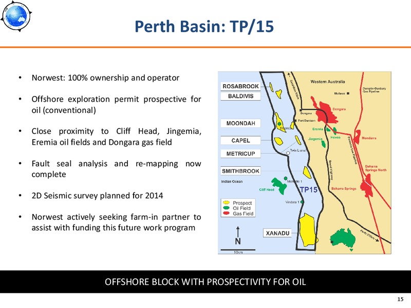 March 2014 Investor Presentation – Norwest Energy – slide 14