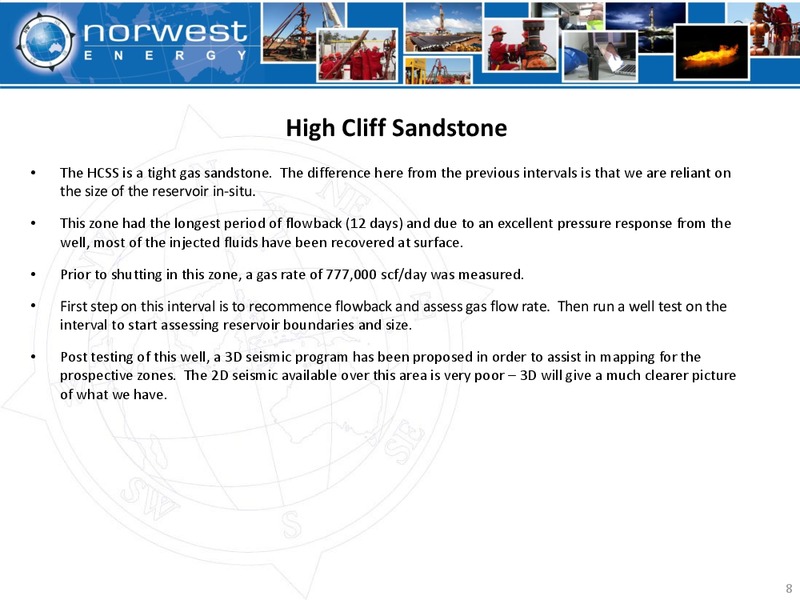 2012 ANNUAL GENERAL MEETING – Norwest Energy – slide 8