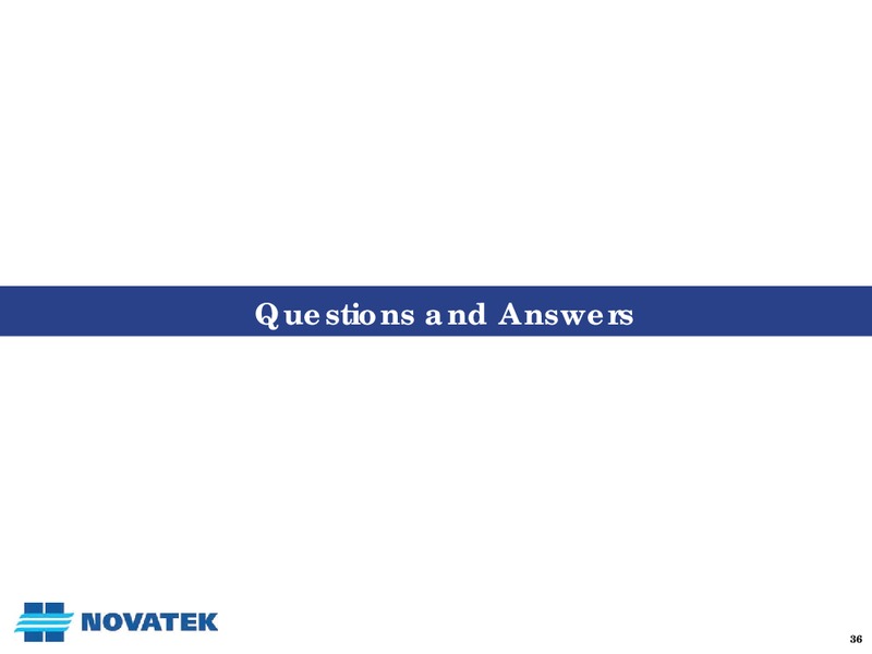 Q1 2012 EARNINGS CALL – Novatek – slide 35