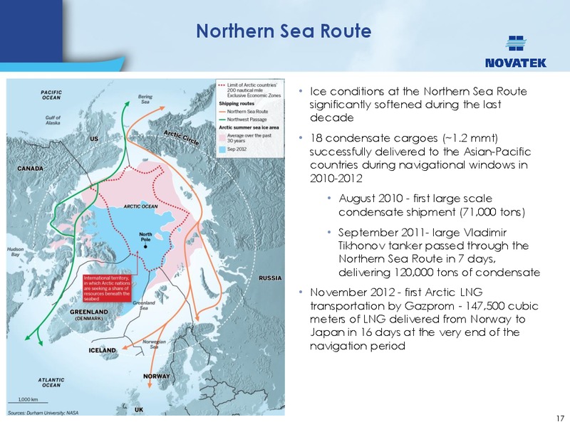HARNESSING THE ENERGY OF THE FAR NORTH – Novatek – slide 16