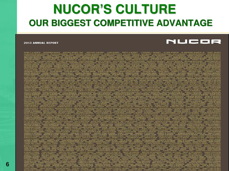 Global Metals & Mining Conference – Nucor Corporation – slide 5