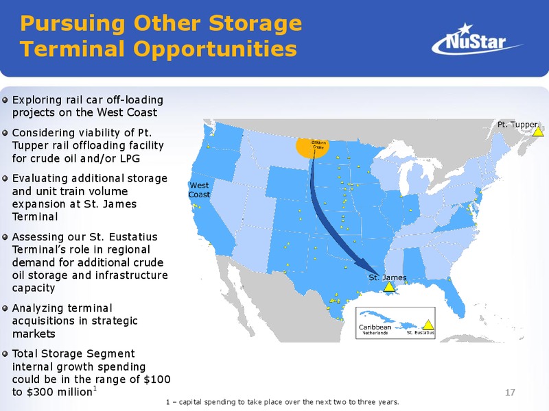 NAPTP Master Limited Partnership – Nustar Energy L.P. – slide 16