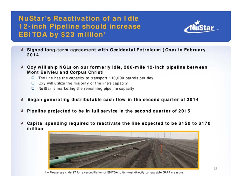 Investor Presentation – Nustar Energy L.P. – slide 12