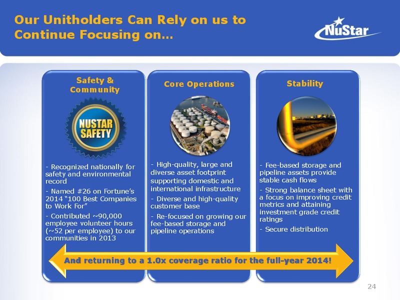 2014 Citi One on One MLP Midstream Infrastructure Conference – Nustar Energy L.P. – slide 23