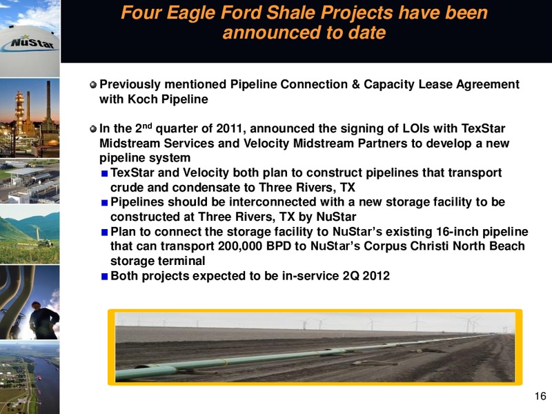 2011 Barclays Capital CEO Energy Power Conference – Nustar Energy L.P. – slide 15