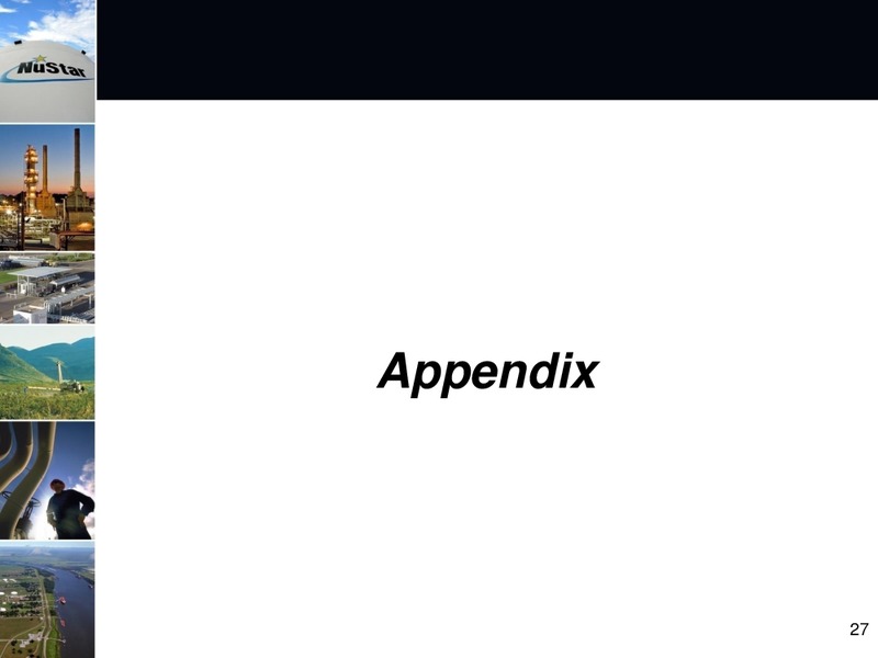 2011 Barclays Capital CEO Energy Power Conference – Nustar Energy L.P. – slide 26
